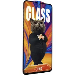 Захисне скло DK Full Glue Cat ESD Anti-Dust для Samsung Galaxy A34 A346 black