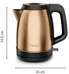 Електрочайник Tefal KI280G10 1.7 л бронзовий - мініатюра 2