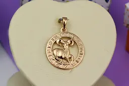 Кулон зодіак Xuping Jewelry овен 2 см золотистий