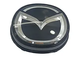 Емблема решітки Mazda 6 (2020-2025р) чорна+хром 196х160 мм під склом