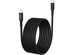 Кабель Lightning Choetech XCL-1021-BK MFI PD 20W Type-C / Lightning 1.8m Black - мініатюра 2
