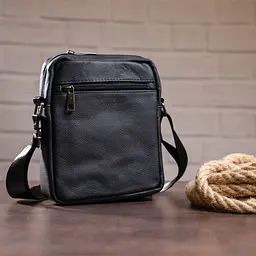 Чоловіча шкіряна сумка Vintage 19,5х17х5 см sum0012588 - мініатюра 6