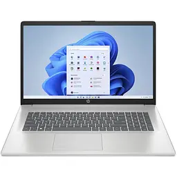 Ноутбук HP 17, 17.3" Full HD, Intel Core 5 120U pana la 5 GHz, 32 GB RAM DDR4, 1 TB SSD, Intel графікою, Windows 11 Home, Natural сріблястий 1 TB
