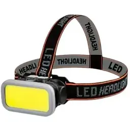 Налобний ліхтар Head Lamp YM-309-COB з акумулятором біле та червоне світло USB-зарядка