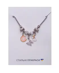 Набір дитячої біжутерії B4324, браслет із шармами типу пандора, Ціна за 1 набір, в пакеті (6923002043247) Вид 9