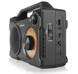 Радіоприймач 1.0 X-703 Black, 8 Вт, пластиковий корпус, FM/AM/SW REAL-EL teh0029030 - мініатюра 4