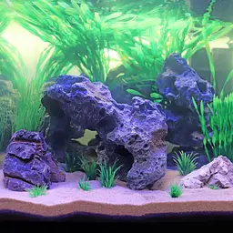 Декорація камінь з отворами Hobby Cavity Stone dark 1 16x8x16 см (40145) - мініатюра 5