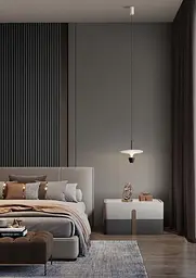 Світильник підвісний KLOODI DECO PE-NIMBA300 6W+6W 3K WH/BK - мініатюра 4