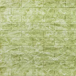 Декоративна 3D панель самоклейка під цеглу DEEP Green (069) SW-00000171