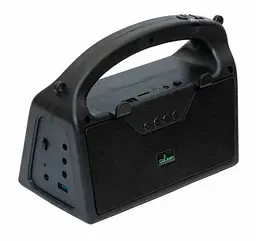 Ліхтар (станція) на сонячних батареях CL-21 5W 3 лампи + Powerbank + FM + Bluetooth + microUSB (4 режими) - мініатюра 5