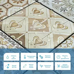 Декоративна панель Sticker Wall ПВХ 960х480х4мм D SW-00001777 - мініатюра 4