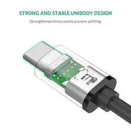 Кабель Ugreen US286 Type-C - Type-C 3A Cable 2 м Black (10306) - мініатюра 5