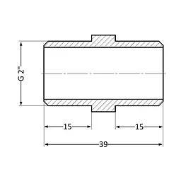 Ніпель SD Plus 2" ЗР SD4075050 - мініатюра 2