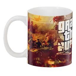 Кружка GeekLand GTA ГТА постер GT.02.16 - мініатюра 3