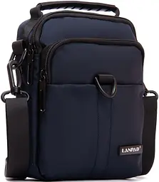 Сумка чоловіча Lanpad на плече Синя