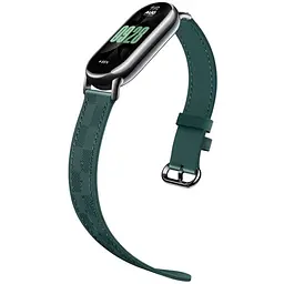 Ремінець для фітнес-браслета Xiaomi Smart Band 8 Checker Strap зелений BHR7295CN - мініатюра 2