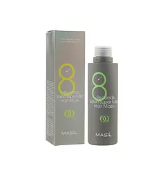 Пом'якшувальна відновлююча маска для волосся 8 Seconds Salon Super Mild Hair Mask Masil 200 мл - мініатюра 2