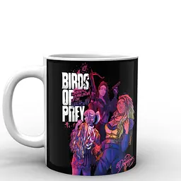 Кухоль GeekLand Хижі птахи Харлі всі героїні малюнок Birds of Prey BOP.03.14 330 мл білий - мініатюра 3