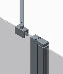 Шторки скляні на ванну Koer SR BS03-95x140-TR-01 прозоре скло 6 мм, хром KR5402, Універсальна, прозорий, хром - мініатюра 4