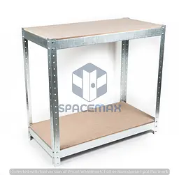 Стелаж металевий 80×90×40 оцинкований самозбірний SPACEMAX 2