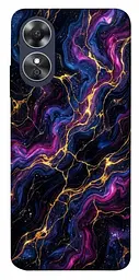TPU чохол Demsky Purple space marble для Oppo A17