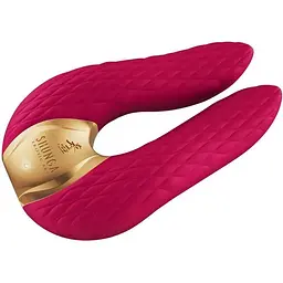 Вібратор для клітора Shunga Aiko Raspberry гнучкі кінчики - мініатюра 2