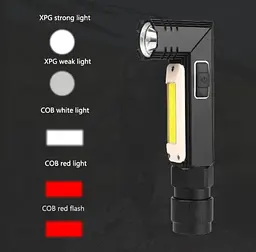 Ліхтар з магнітом Goread Y112 USB XPG+COB 10000 лм IP65 - мініатюра 5