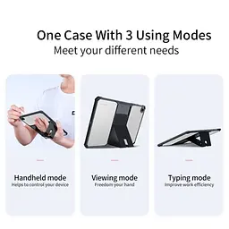 Чохол накладка з підставкою HunDD з посиленими кутами для для Samsung Galaxy Tab A9 (8.7'') Чорний - мініатюра 3