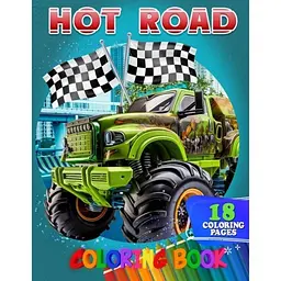 Розмальовка дитяча Jumbi Hot Road A4 від 3 років (RN-250-N-1529)