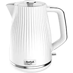 Tefal Електрочайник KO250130 Loft, 2400Вт, 1,7 л, білий