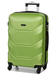 Валіза середня M Madisson Snowball 32303 пластикова 70л Зелений