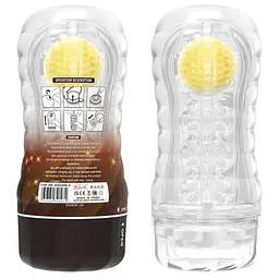 Мастурбатор Vacuum Cup Stellar Yellow прозорий - мініатюра 7