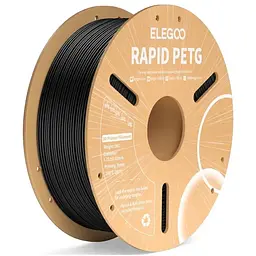 Пластик для 3D-принтера ELEGOO Rapid PETG 1кг, 1.75мм, black (50.203.0216)