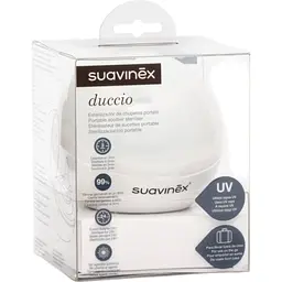 Стерилізатор портативний Suavinex Duccio для пустушок білий (400818) - мініатюра 2