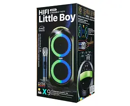 Портативна акустика Remax RB-X9 Little Boy RGB LED Outdoor Wireless Speaker - мініатюра 7