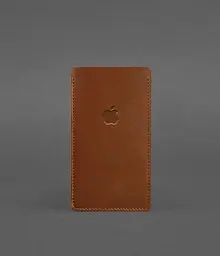 Шкіряний чохол для iPhone 11 Світло-коричневий - мініатюра 2