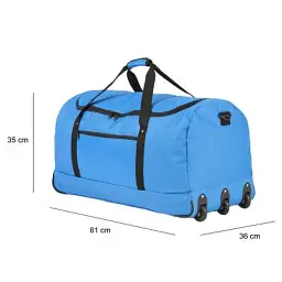 Дорожня сумка TravelZ на колесах Wheelbag 100 Blue (927753) - мініатюра 2