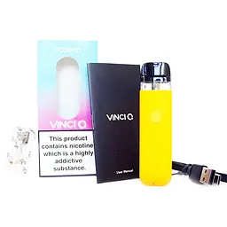 Под-система електронна сигарета VooPoo Vinci Q Pod Kit 900 mAh 2 ml Vibrant orange (10719) - мініатюра 7