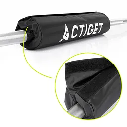 Накладка (бампер) на гриф Actiget Barbell Pad ACT0057 Black - мініатюра 5