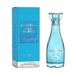Парфумована вода жіноча Milestone Coastal Waves Aqua Marine - 100 мл (MM36133) - мініатюра 2