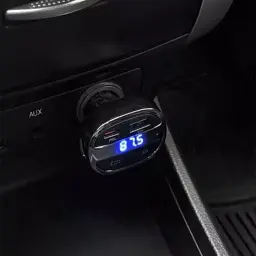FM модулятор HOCO E70, Black, Box - мініатюра 9