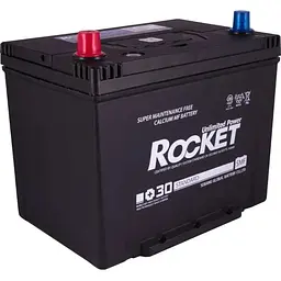 Автомобільний акумулятор Rocket 70Ah ASIA +/- 600CCA SMF 80D26R