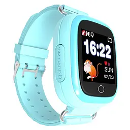 Смарт годинник для дітей Lemfo M-67 Pro з GPS відстеженням, SIM-картою, відеозв'язком, прослуховуванням, геопарканом та SOS викликом Блакитний - мініатюра 3