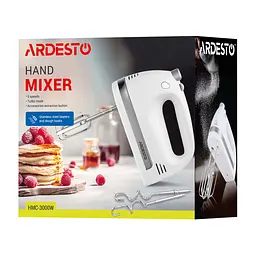 Міксер ручний Ardesto білий 300 Вт (HMC-3000W) - мініатюра 10