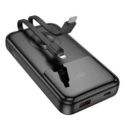 Портативна батарея Powerbank Hoco Q28 Victory 22.5W+PD20W 10000mAh Black - мініатюра 4