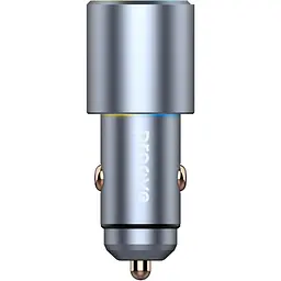 Автомобільний зарядний пристрій Proove Double Energy 50W Type-C + Type-C Metal Gray (ACDE50022206) [130292] - мініатюра 2