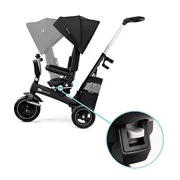 Велосипед триколісний KiderKraft Easywist Black - мініатюра 3