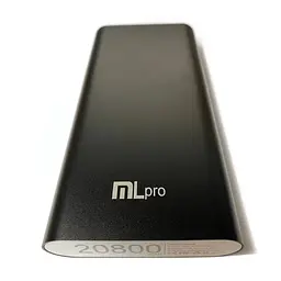 Арядка для телефону павер банк чорний 20800mAh MLpro 2642 зовнішній акумулятор - мініатюра 5