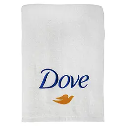 Рушник Dove у подарунок при покупці засобів Dove від 300 грн. К-сть подарунків обмежена.