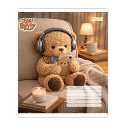 Упаковка зошитів 1В Bear stories А5/24 кл. 20 шт. (768974) - мініатюра 2